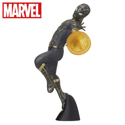 Spider-Man Black Gold Suit With Magic Web Shooter