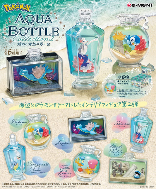 RE-MENT Pokemon AQUA Bottle Collection 2 (Box of 6 pieces)