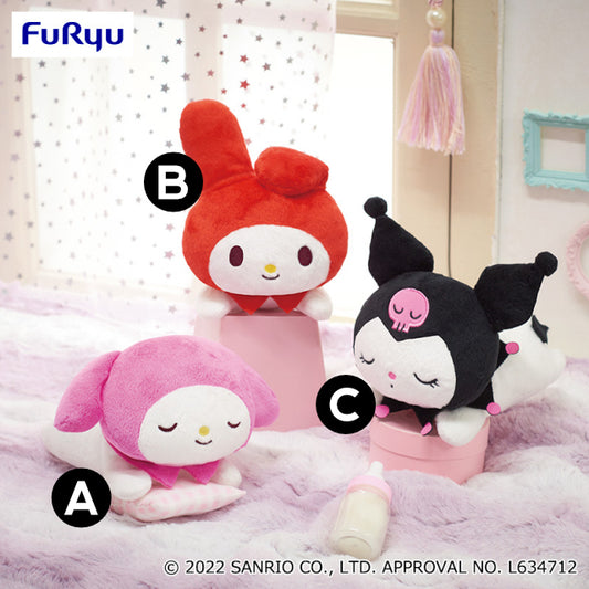 My Melody & Kuromi Nap Together Plush - [B] My Melody (Ears Up)