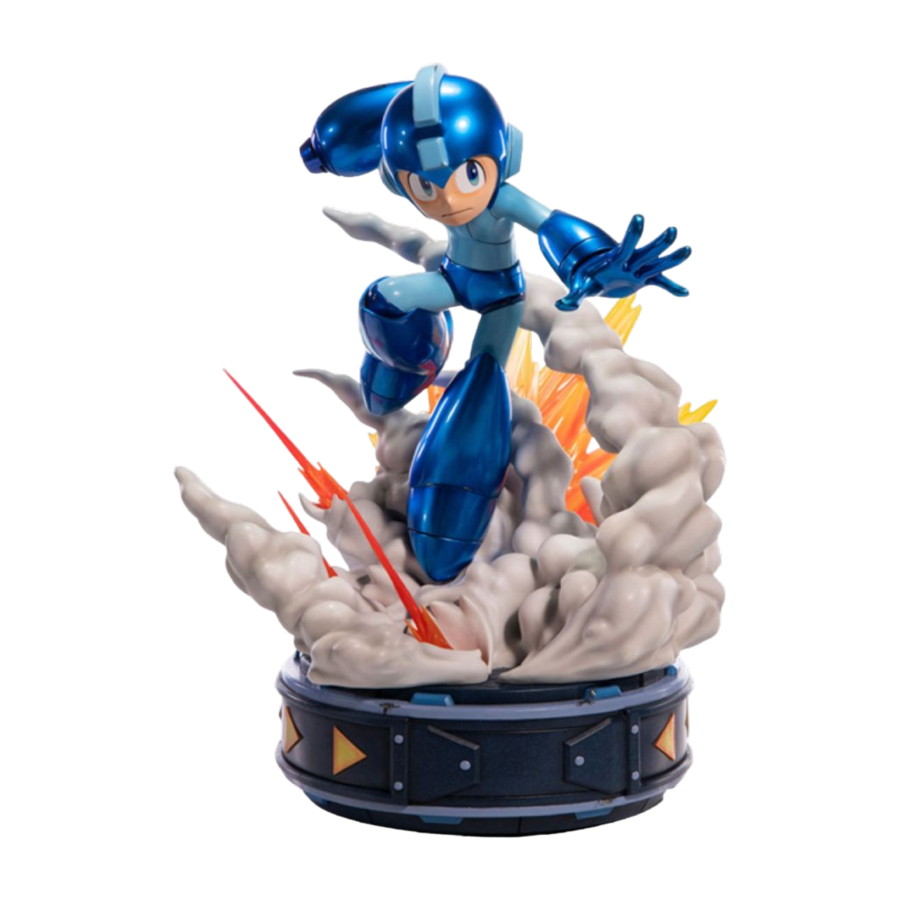 Mega Man XI - Mega Man Statue