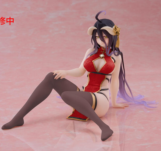 Overlord Desktop Cute Figure Albedo (Chinese Dress Version)